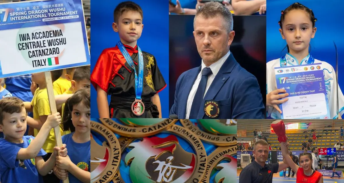 Accademia Centrale Wushu Catanzaro: 145 medaglie allo Spring Dragon 2026\n