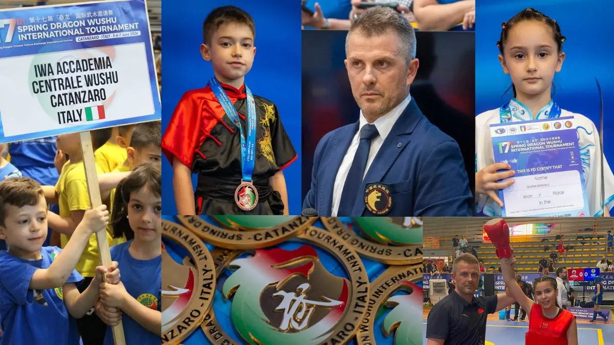 Accademia Centrale Wushu Catanzaro: 145 medaglie allo Spring Dragon 2026\n