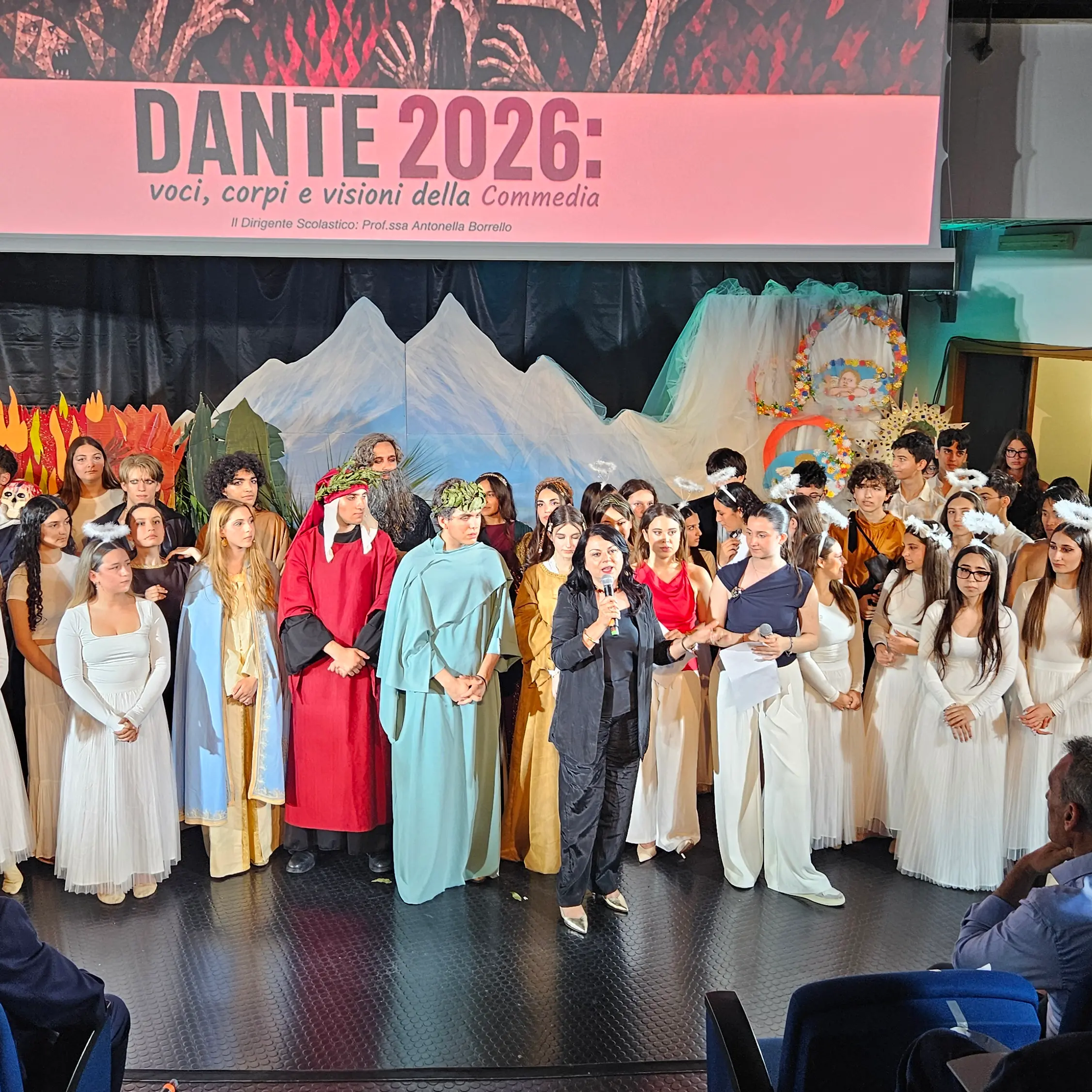 “Dante 2026”, al Liceo Da Vinci la Divina Commedia diventa spettacolo: studenti protagonisti alla Mediterranea\n