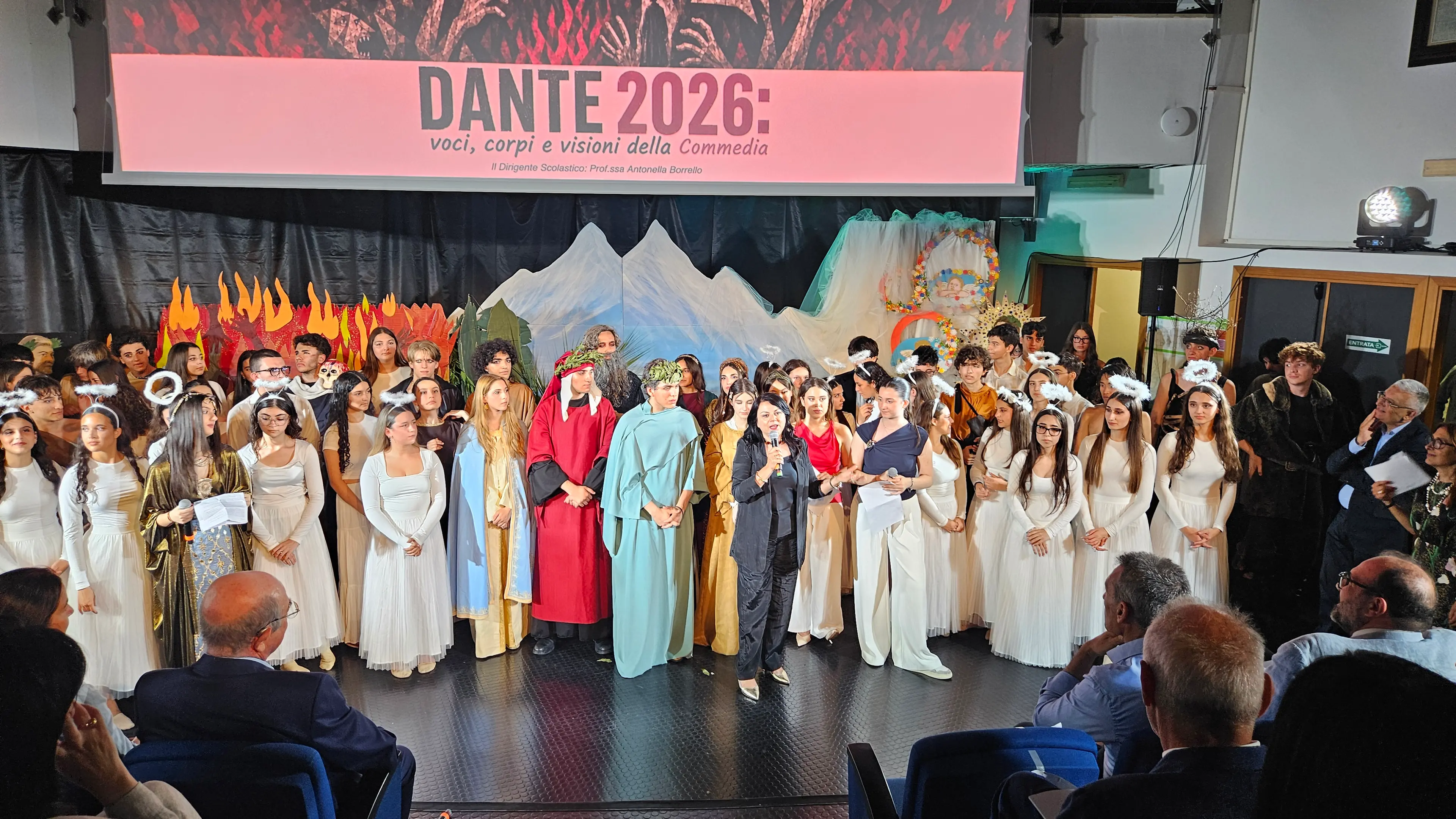 “Dante 2026”, al Liceo Da Vinci la Divina Commedia diventa spettacolo: studenti protagonisti alla Mediterranea\n