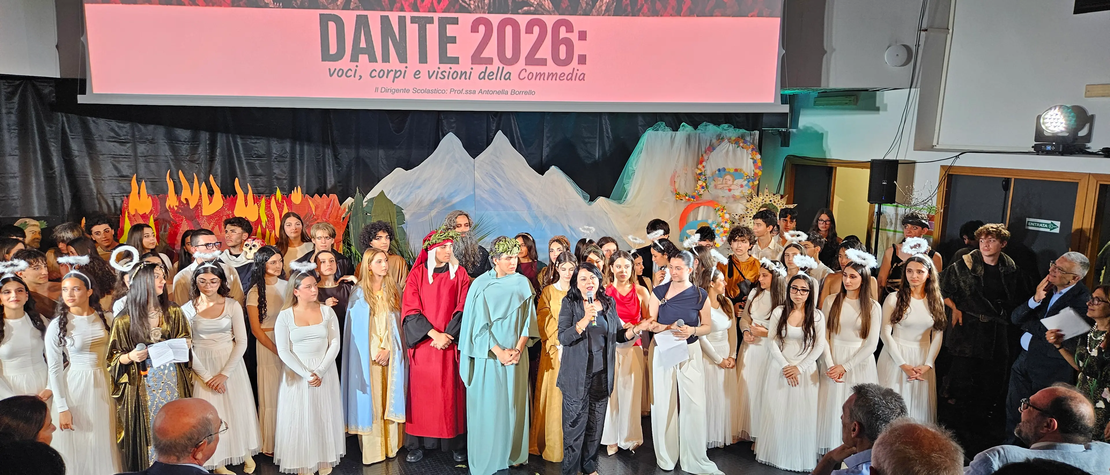 “Dante 2026”, al Liceo Da Vinci la Divina Commedia diventa spettacolo: studenti protagonisti alla Mediterranea\n