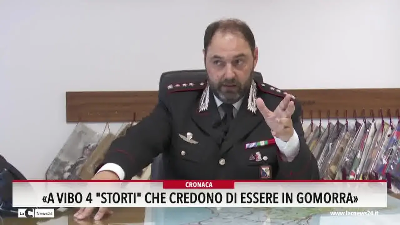 «A Vibo 4 \"storti\" che credono di essere in Gomorra»