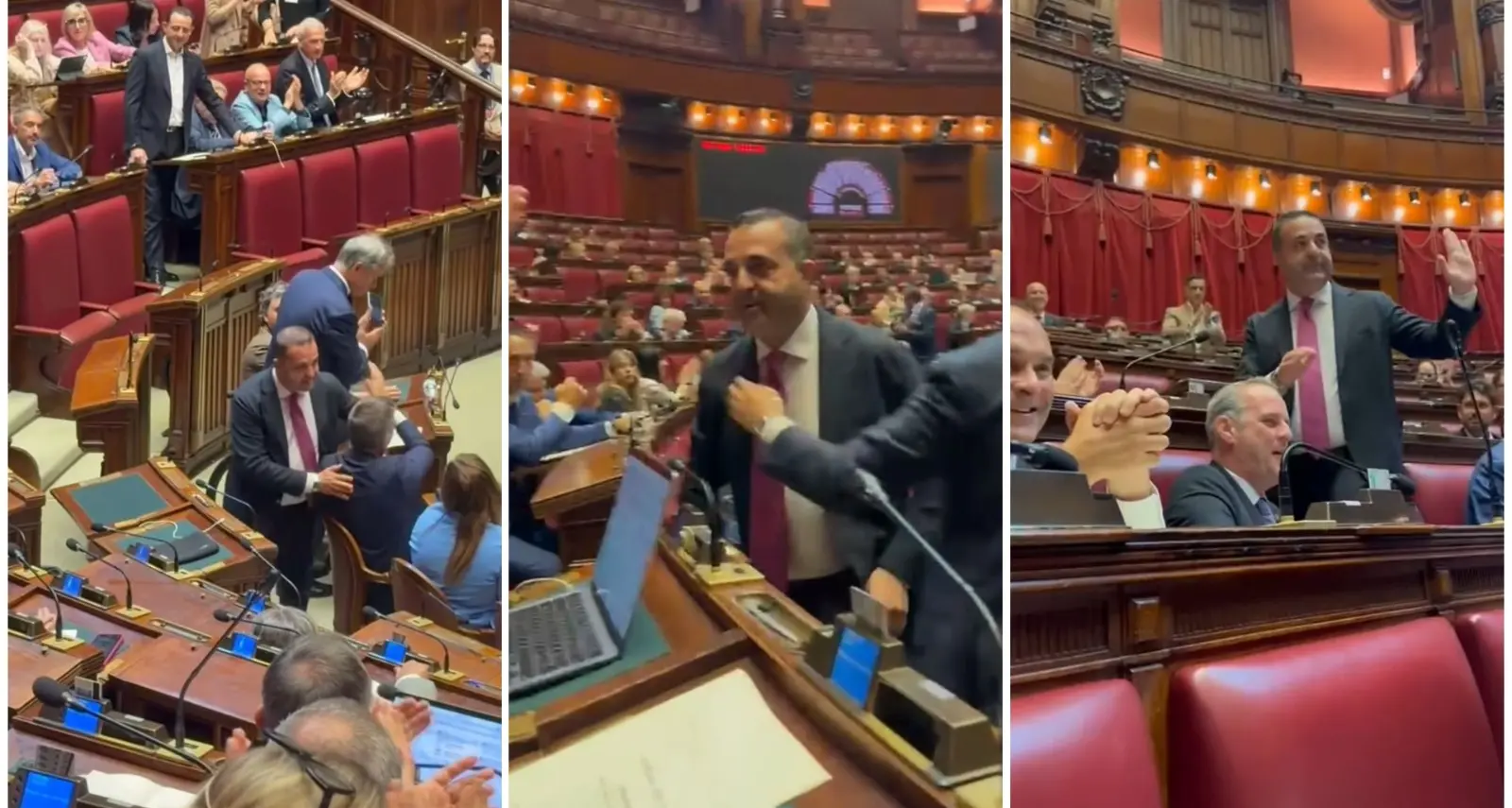 Cannizzaro torna alla Camera per la prima volta da Sindaco, l’ovazione dell’aula\n