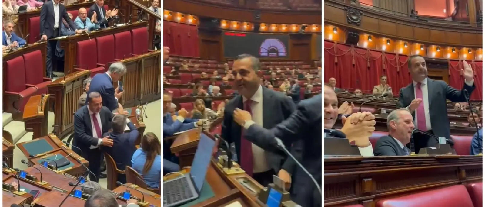 Cannizzaro torna alla Camera per la prima volta da Sindaco, l’ovazione dell’aula\n