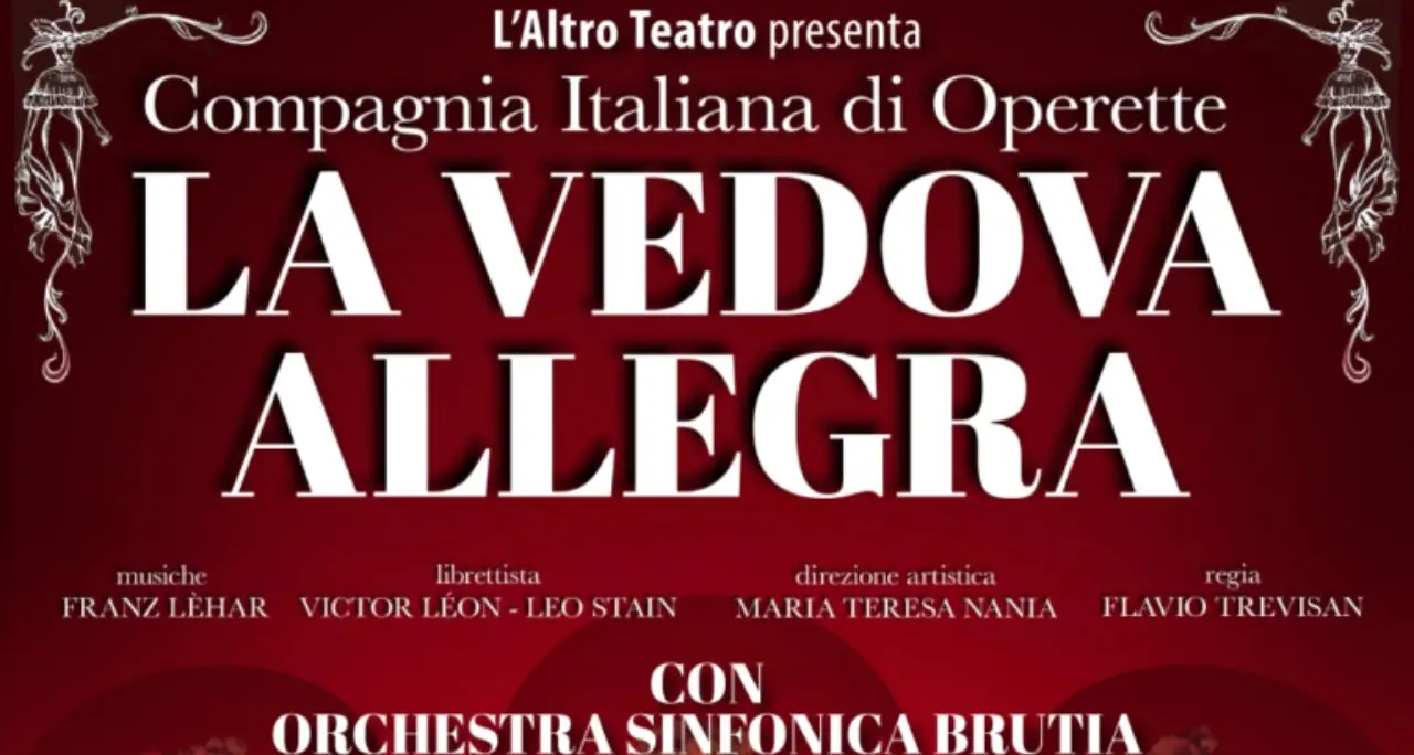 Rendano Arena, in scena il 16 luglio “La Vedova Allegra”\n