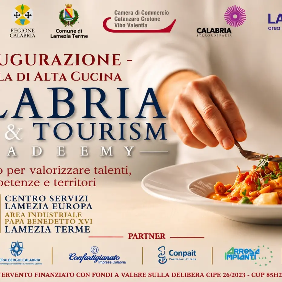 A Lamezia nasce il Calabria Food&Tourism Academy, un hub per l’alta formazione gastronomica\n