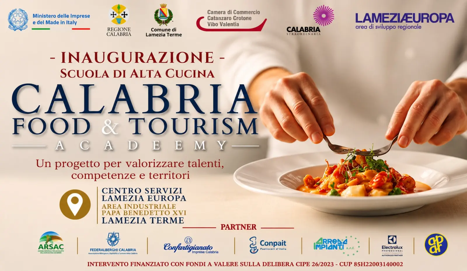 A Lamezia nasce il Calabria Food&Tourism Academy, un hub per l’alta formazione gastronomica\n