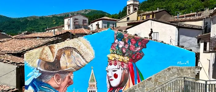 Sei nuovi murales ad Alessandria del Carretto: “Osa Festival” racconta storia e identità del paese\n