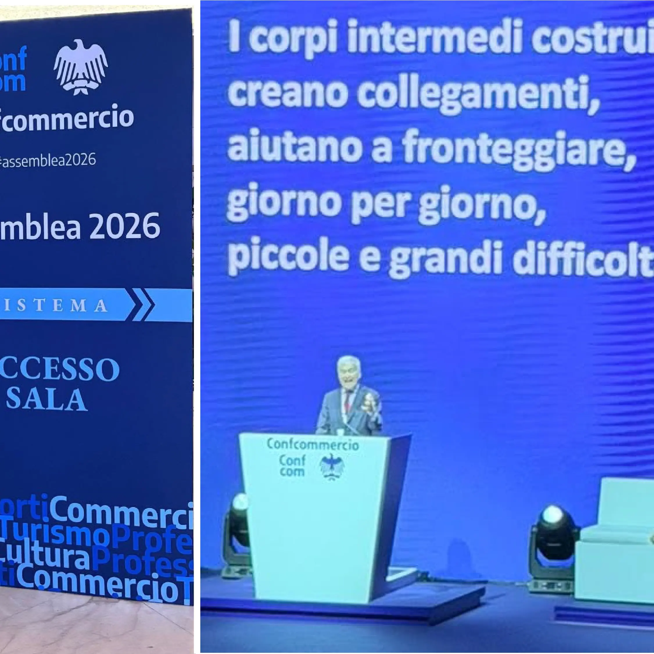La calabrese Teresa Maradei all’assemblea Confcommercio\u00A0a Roma: «Mi ha colpito il richiamo al “sense of Italy”»\n