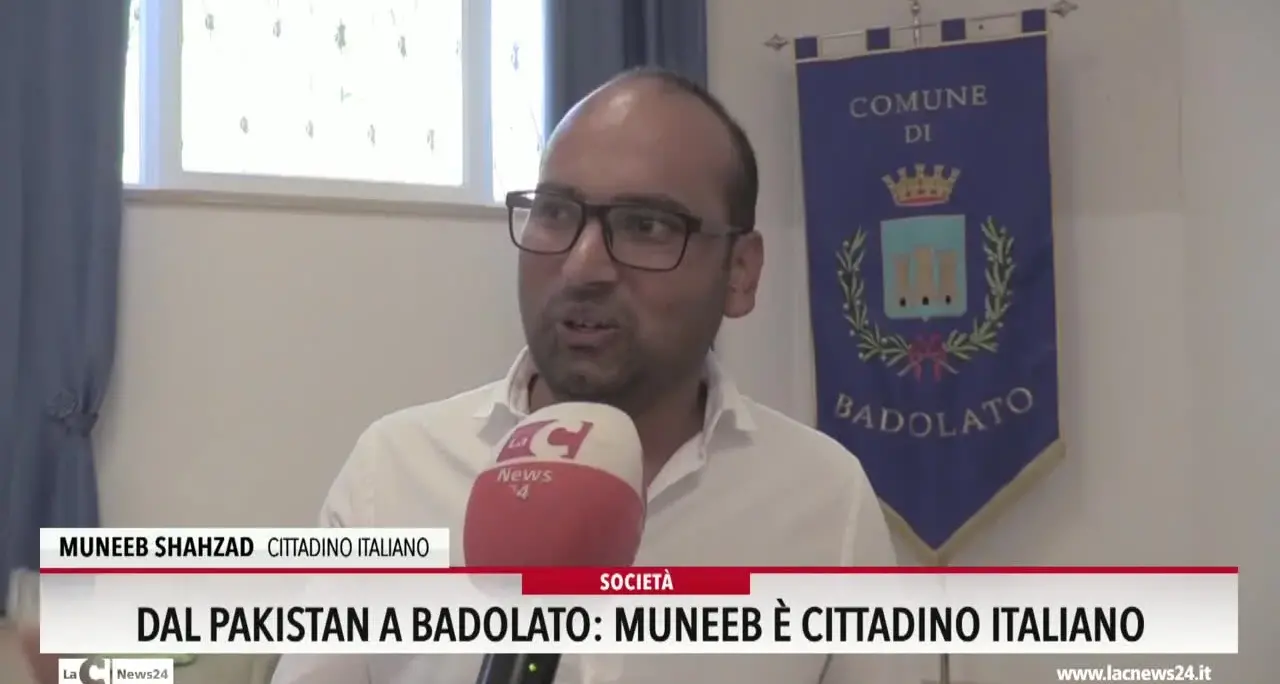 Dal Pakistan a Badolato: Muneeb è cittadino italiano