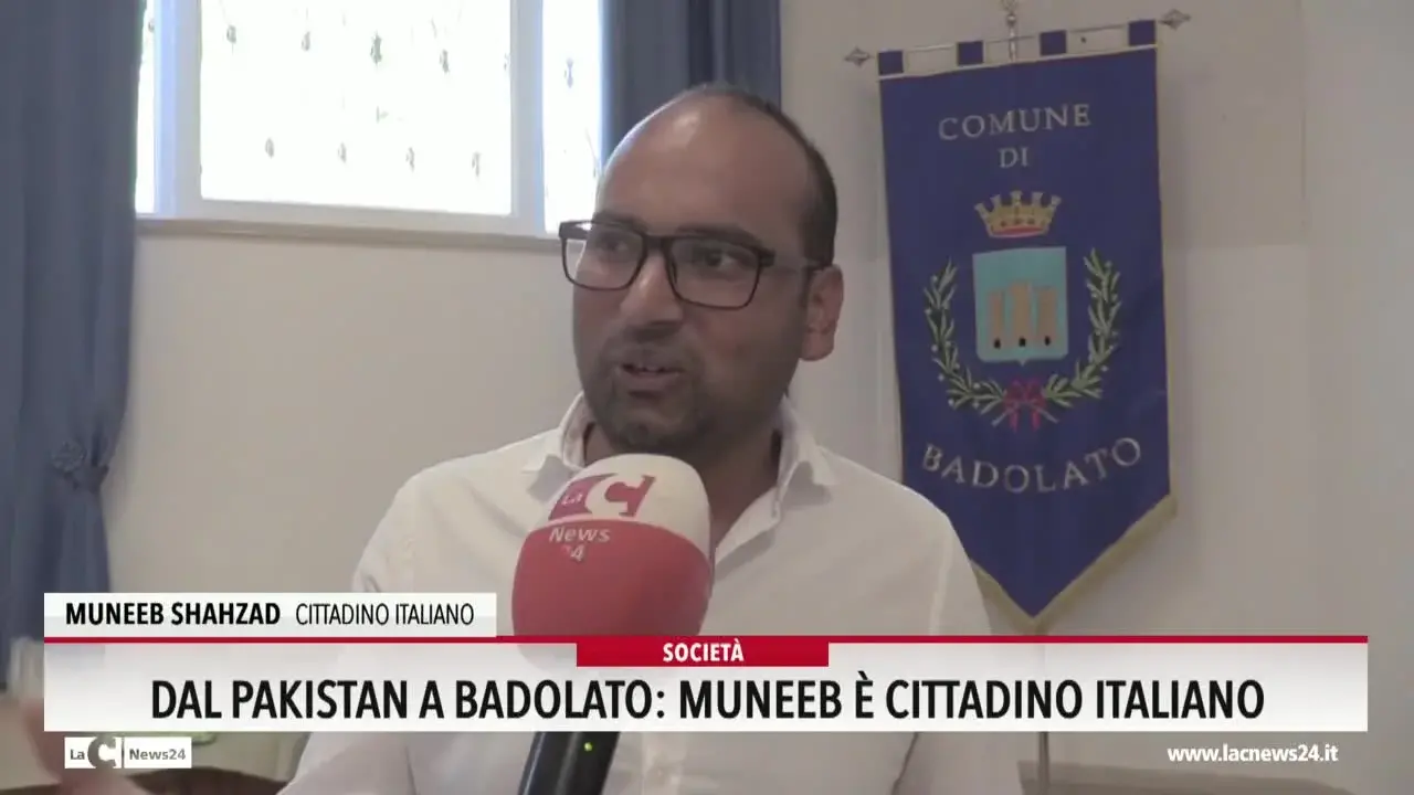 Dal Pakistan a Badolato: Muneeb è cittadino italiano
