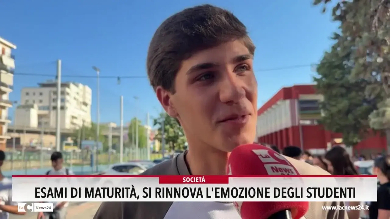 Esami di maturità, si rinnova l'emozione degli studenti