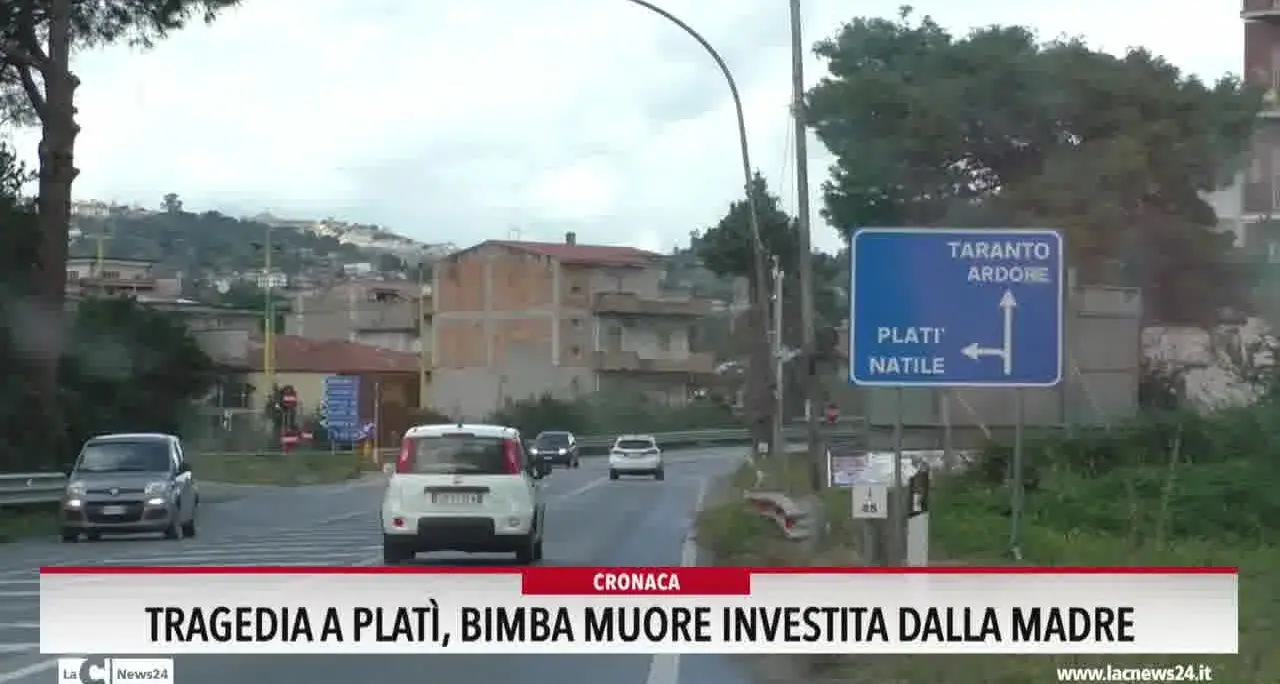 Tragedia a Platì, bimba muore investita dalla madre
