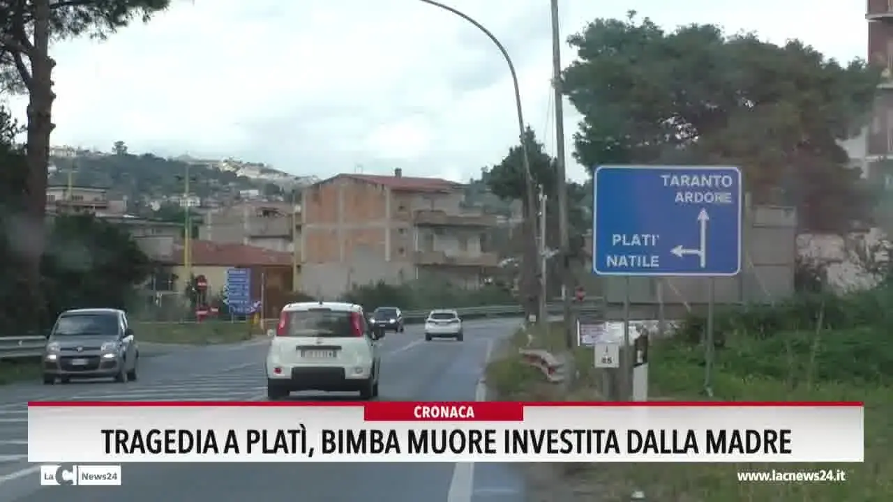 Tragedia a Platì, bimba muore investita dalla madre