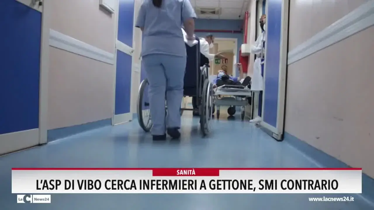 L'Asp di Vibo cerca infermieri a gettone, Smi contrario