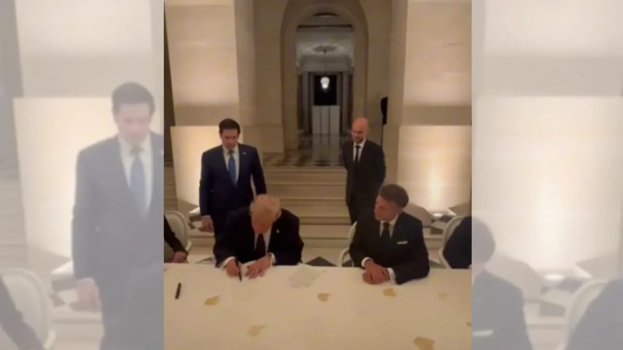 Trump firma l’accordo tra Usa e Iran:\u00A0«Non è stato facile». Domani l’avvio dei colloqui in Svizzera\n