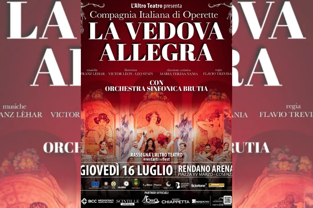 L’altro teatro, a Cosenza appuntamento con la lirica: al Rendano va in scena La vedova allegra\n