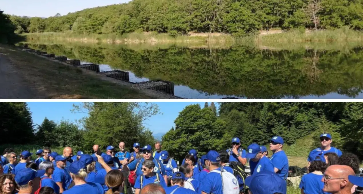 Staffetta per l’autismo, i camminatori in blu pronti a “invadere” le rive del lago di Farneto ad Altomonte\n