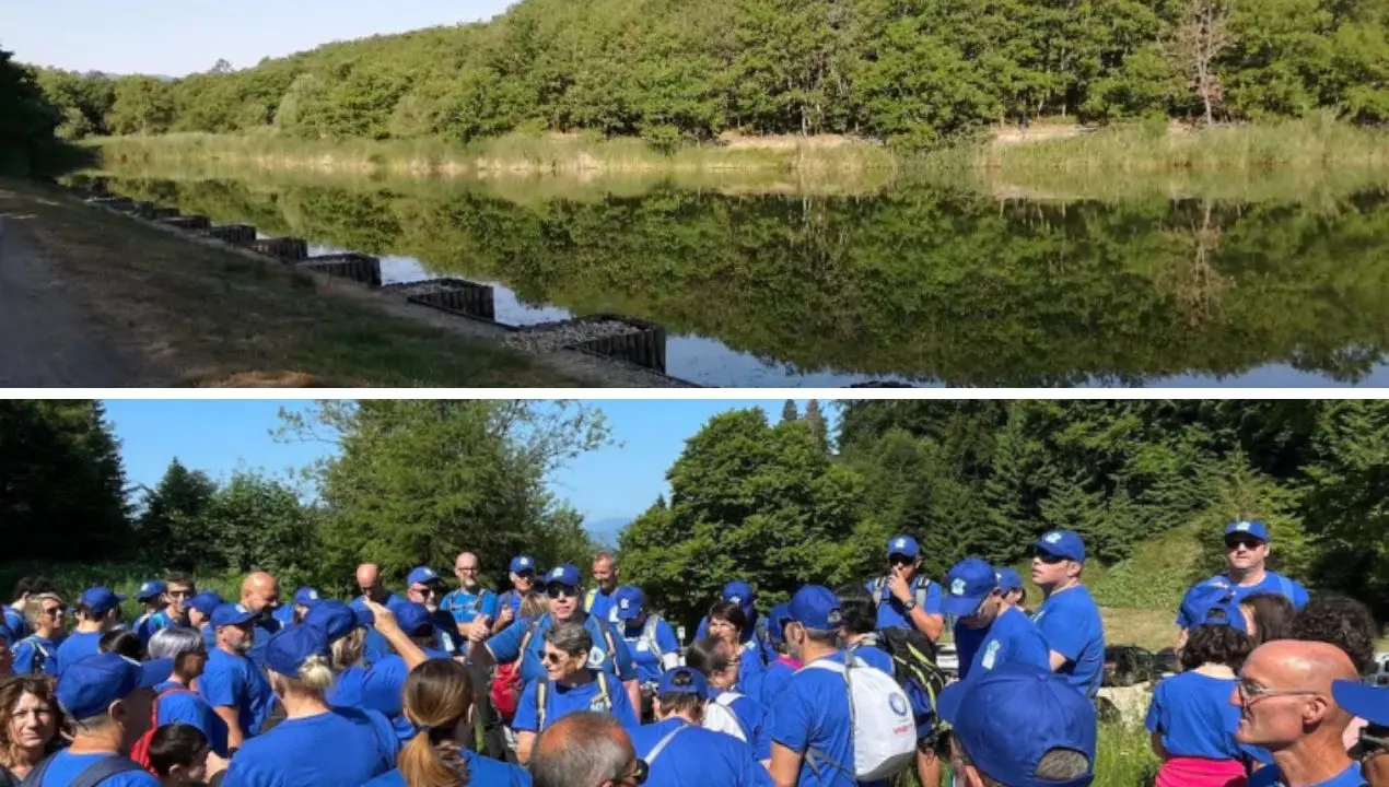 Staffetta per l’autismo, i camminatori in blu pronti a “invadere” le rive del lago di Farneto ad Altomonte\n