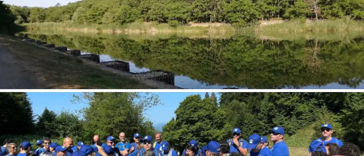 Staffetta per l’autismo, i camminatori in blu pronti a “invadere” le rive del lago di Farneto ad Altomonte\n