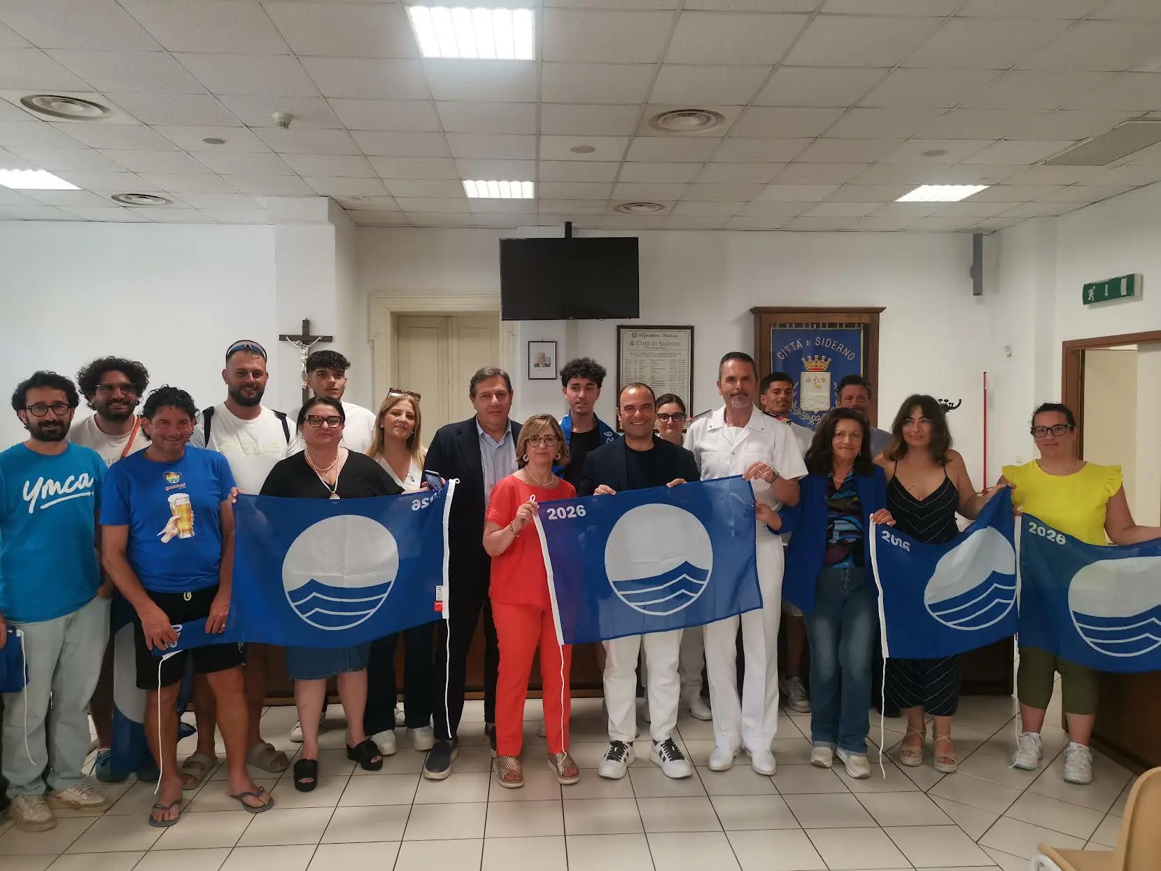Siderno, consegnata agli operatori balneari la Bandiera Blu 2026\n