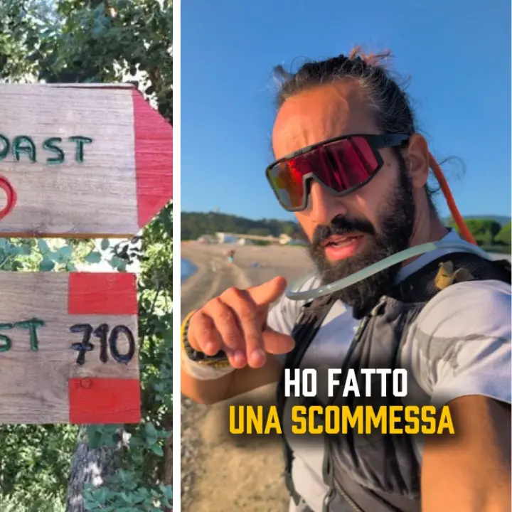 Da Soverato a Pizzo (a piedi) in 6 ore e 58 minuti: l’impresa dello youtuber GianXFit attraverso il Coast to Coast\n