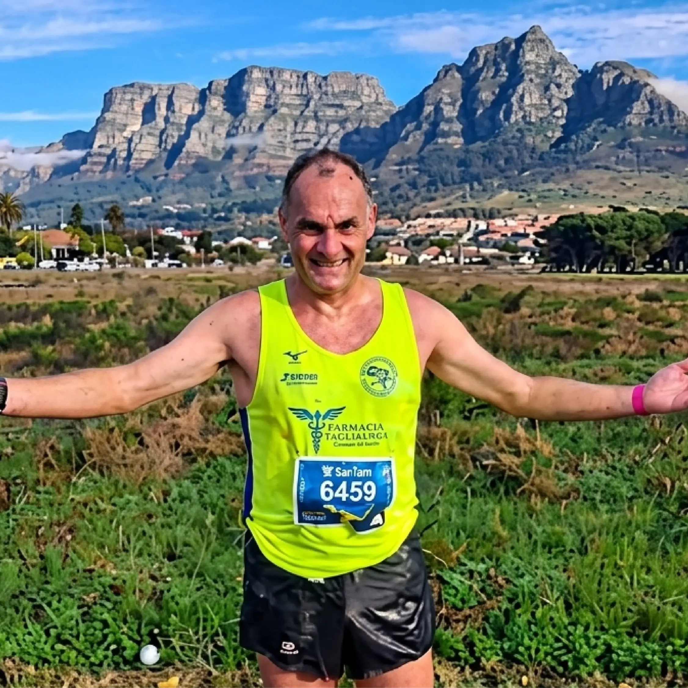 Da Cassano all’Ionio alla conquista dell’Africa,\u00A0il calabrese Francesco Lombardi completa la Cape Town Marathon\n