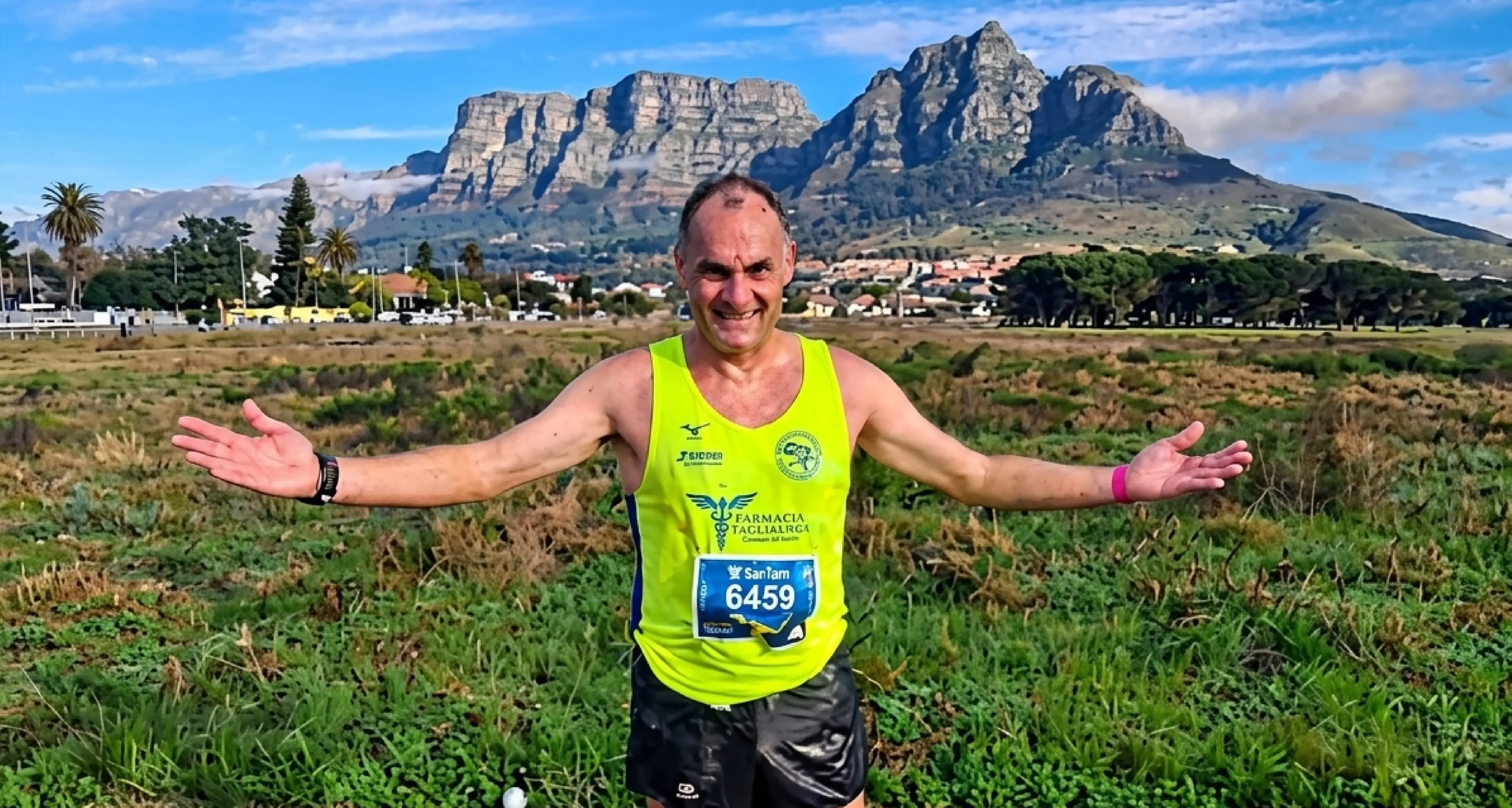 Da Cassano all’Ionio alla conquista dell’Africa,\u00A0il calabrese Francesco Lombardi completa la Cape Town Marathon\n