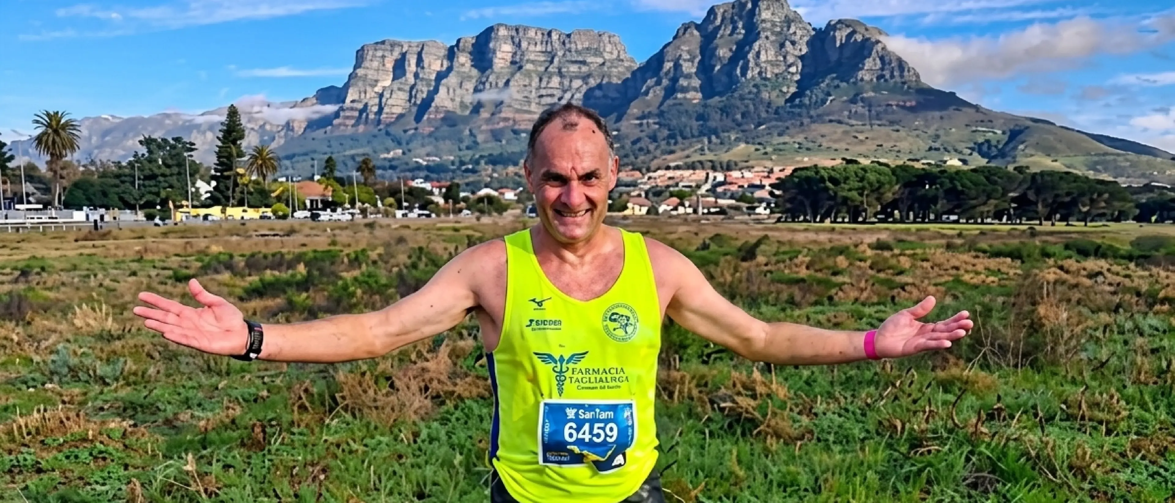 Da Cassano all’Ionio alla conquista dell’Africa,\u00A0il calabrese Francesco Lombardi completa la Cape Town Marathon\n