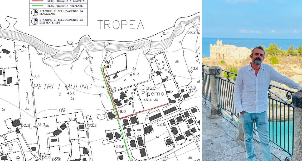 Tropea, ripartono (dopo mesi di stop) i lavori per la rete fognaria: anche Campo Inferiore sarà collegata\n