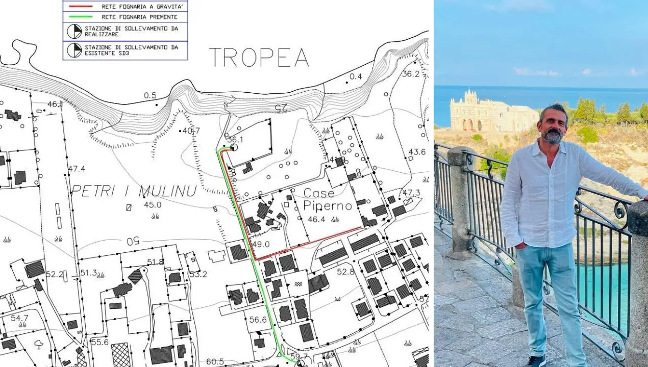 Tropea, ripartono (dopo mesi di stop) i lavori per la rete fognaria: anche Campo Inferiore sarà collegata\n