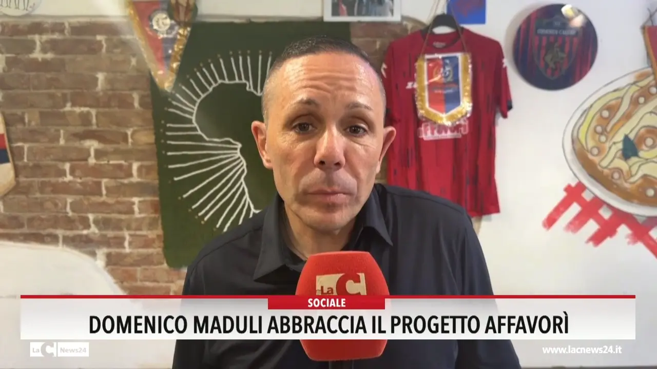 Domenico Maduli abbraccia il progetto Affavorì