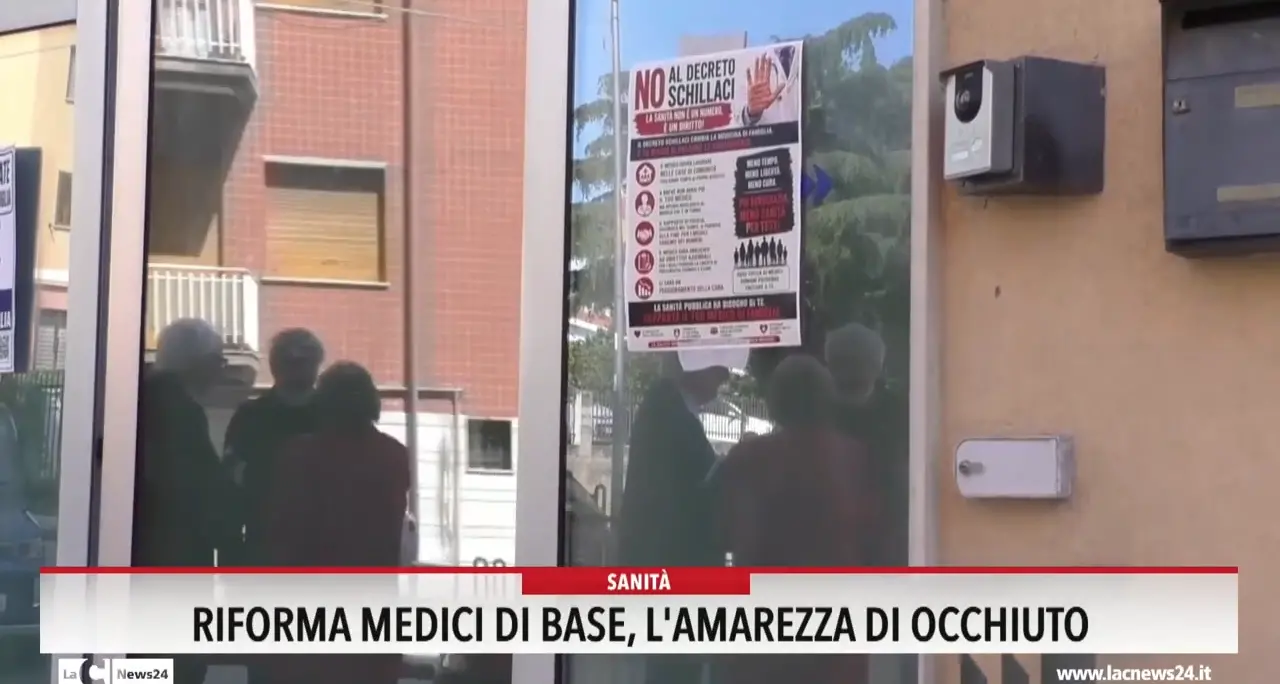Riforma medici di base, l'amarezza di Occhiuto