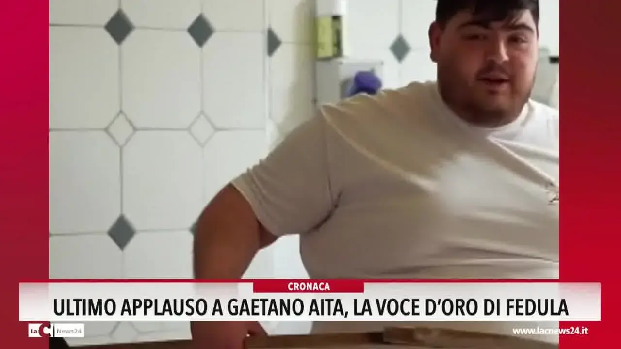 Ultimo applauso a Gaetano Aita, la voce d'oro di Fedula