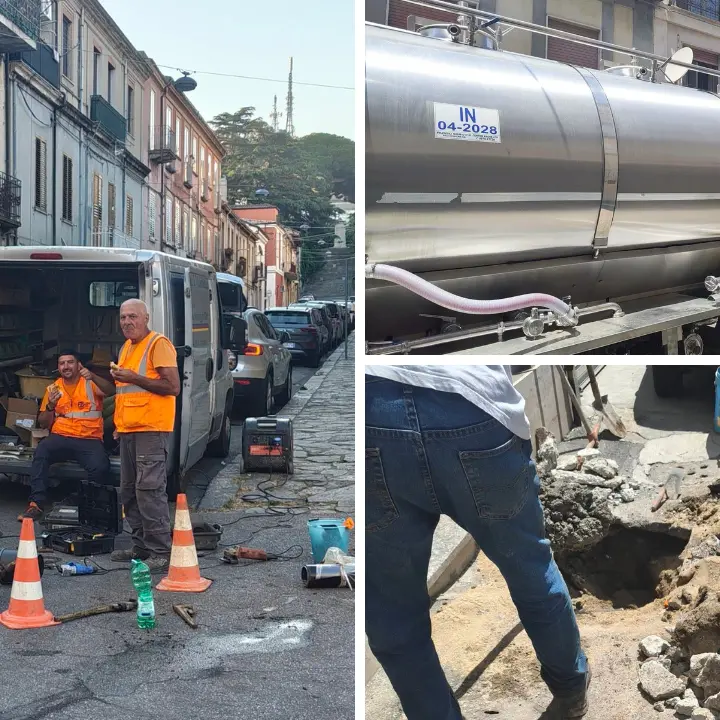 <p>Vibo, acqua tornata dopo 20 giorni in alcune zone. Colelli: «Dramma idrico, abbiamo lavorato giorno e notte. E non è finita»</p>