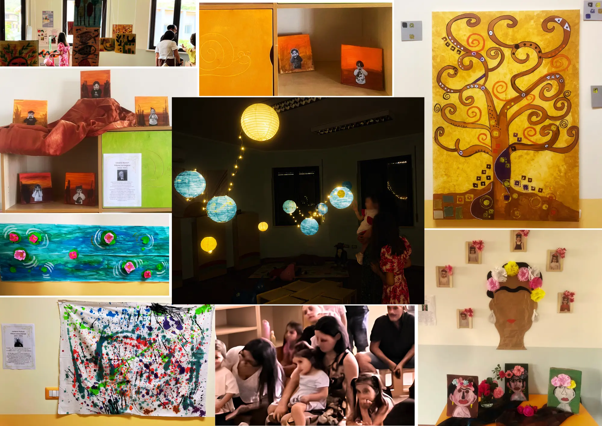 Vallefiorita, da Monet a Pollock: piccoli artisti conquistano i cuori degli adulti\u00A0con “Un Nido d'Arte”\n