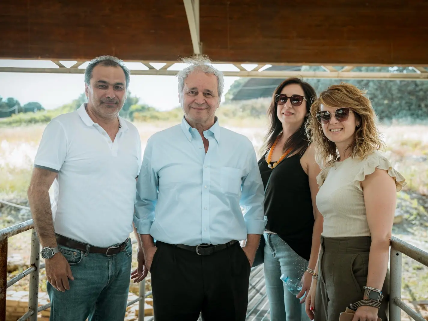 Enrico Mentana torna alla Villa Romana di Casignana