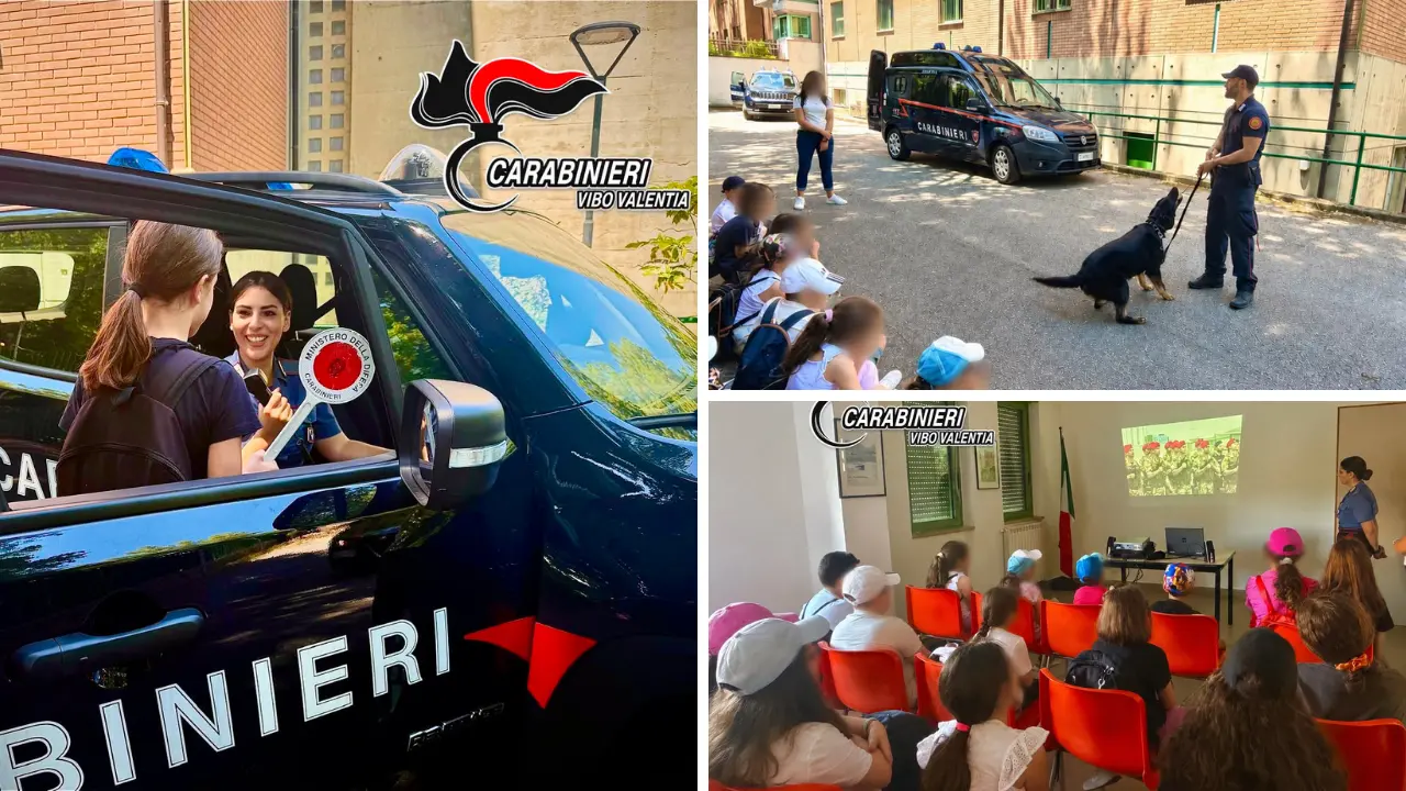 Serra, gli alunni della scuola primaria di Capistrano in visita alla Compagnia carabinieri\n