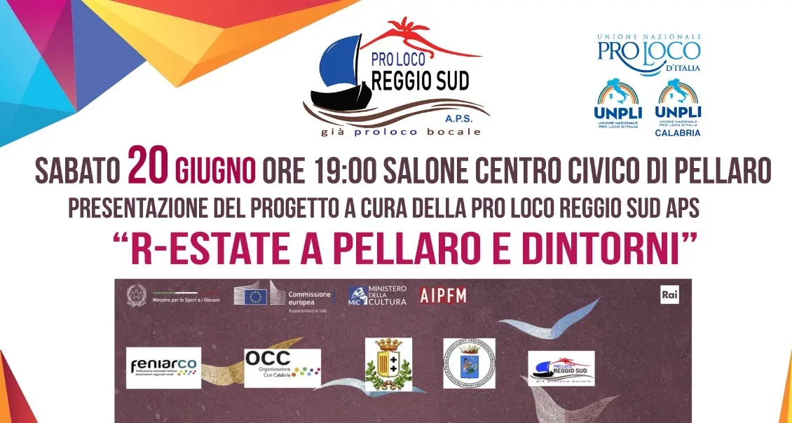 Pellaro rilancia l’estate: la Pro Loco Reggio Sud presenta un calendario di eventi per valorizzare il territorio\n
