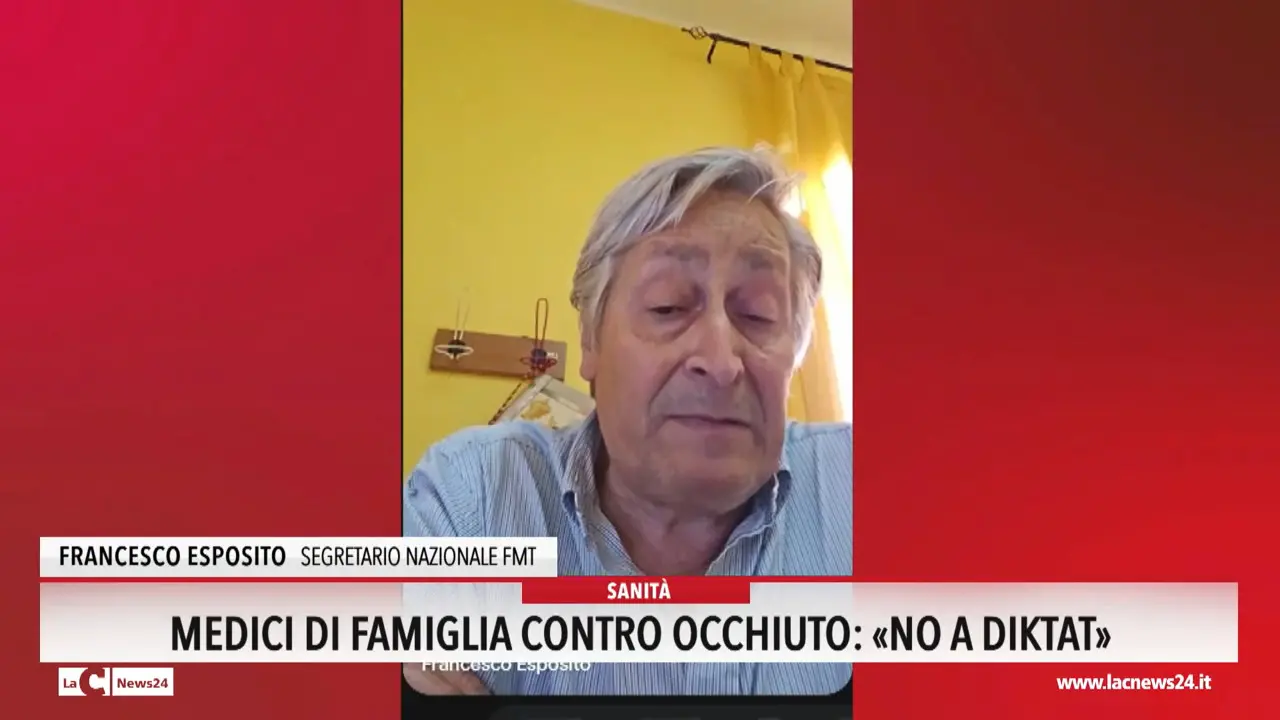Medici di famiglia contro Occhiuto: \"No a diktat\"
