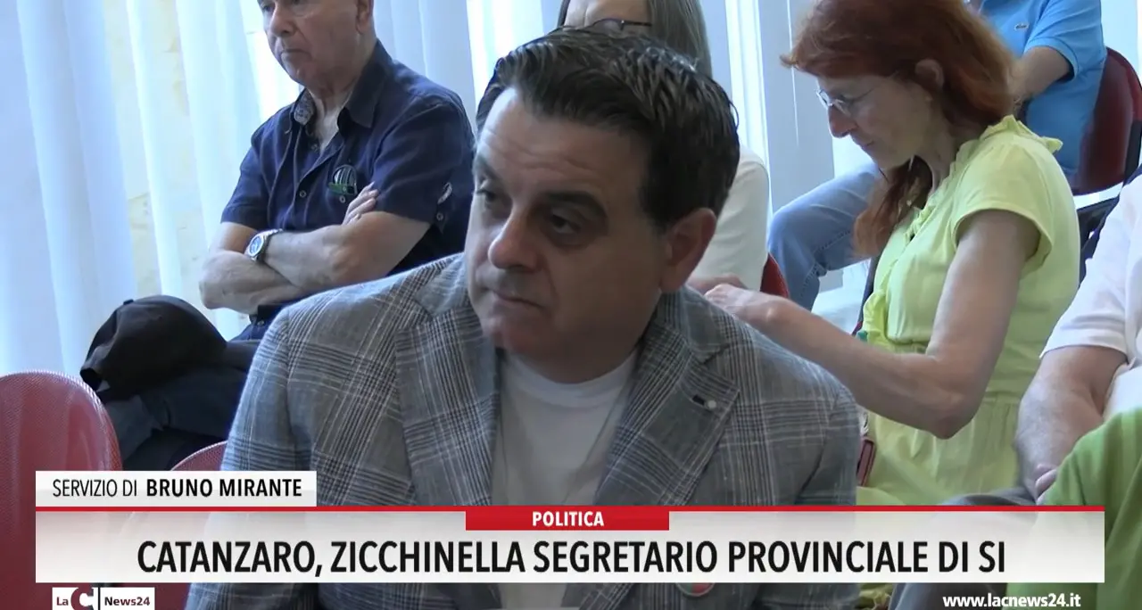 Catanzaro, Zicchinella segretario provinciale di Si