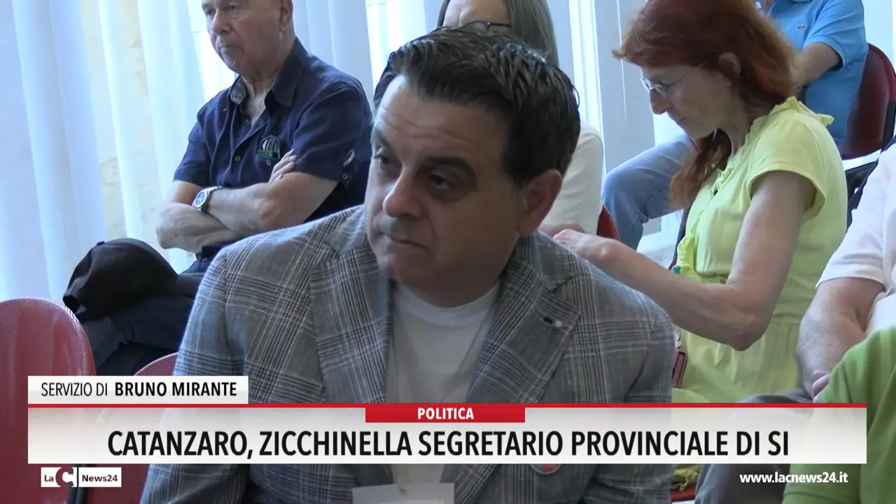 Catanzaro, Zicchinella segretario provinciale di Si