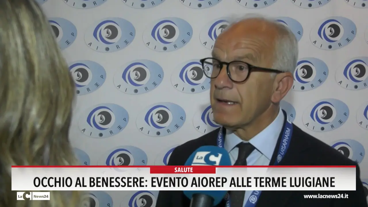 \"Occhio al benessere\", evento Aiorep alle Terme luigiane