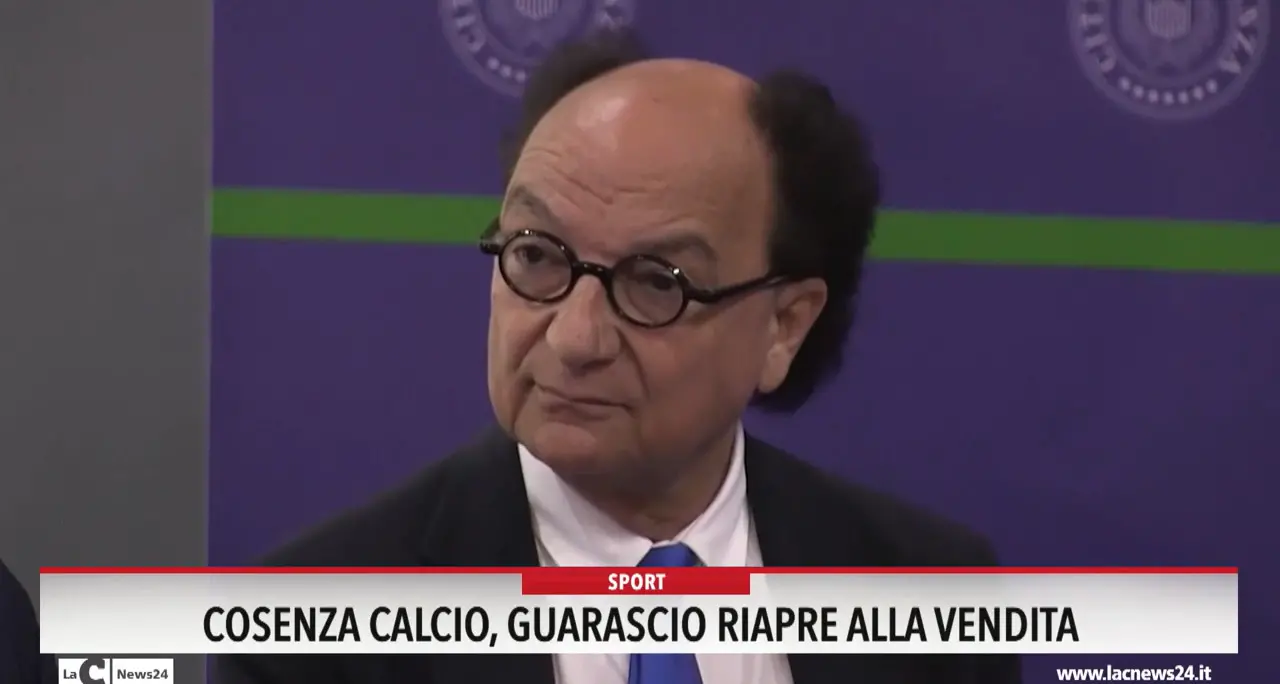 Cosenza calcio, Guarascio riapre alla vendita