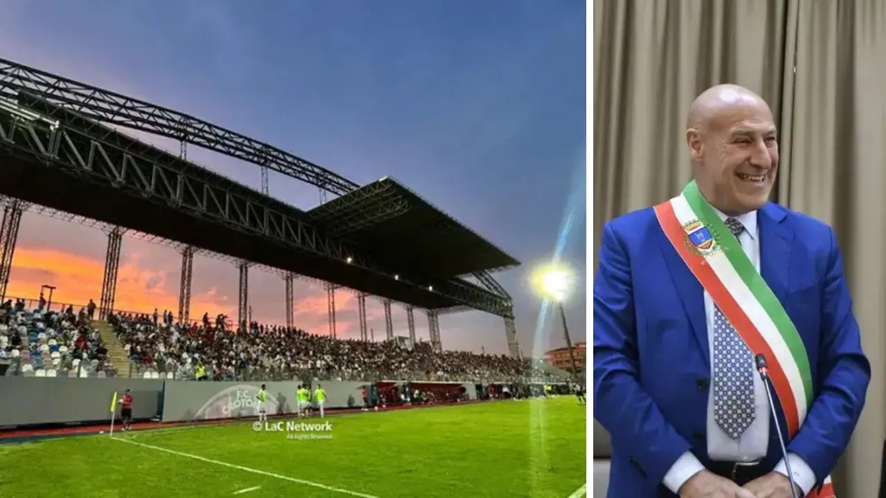 Crotone, il sindaco Voce e un dirigente indagati per falso: sotto accusa le autorizzazioni allo stadio Scida\n