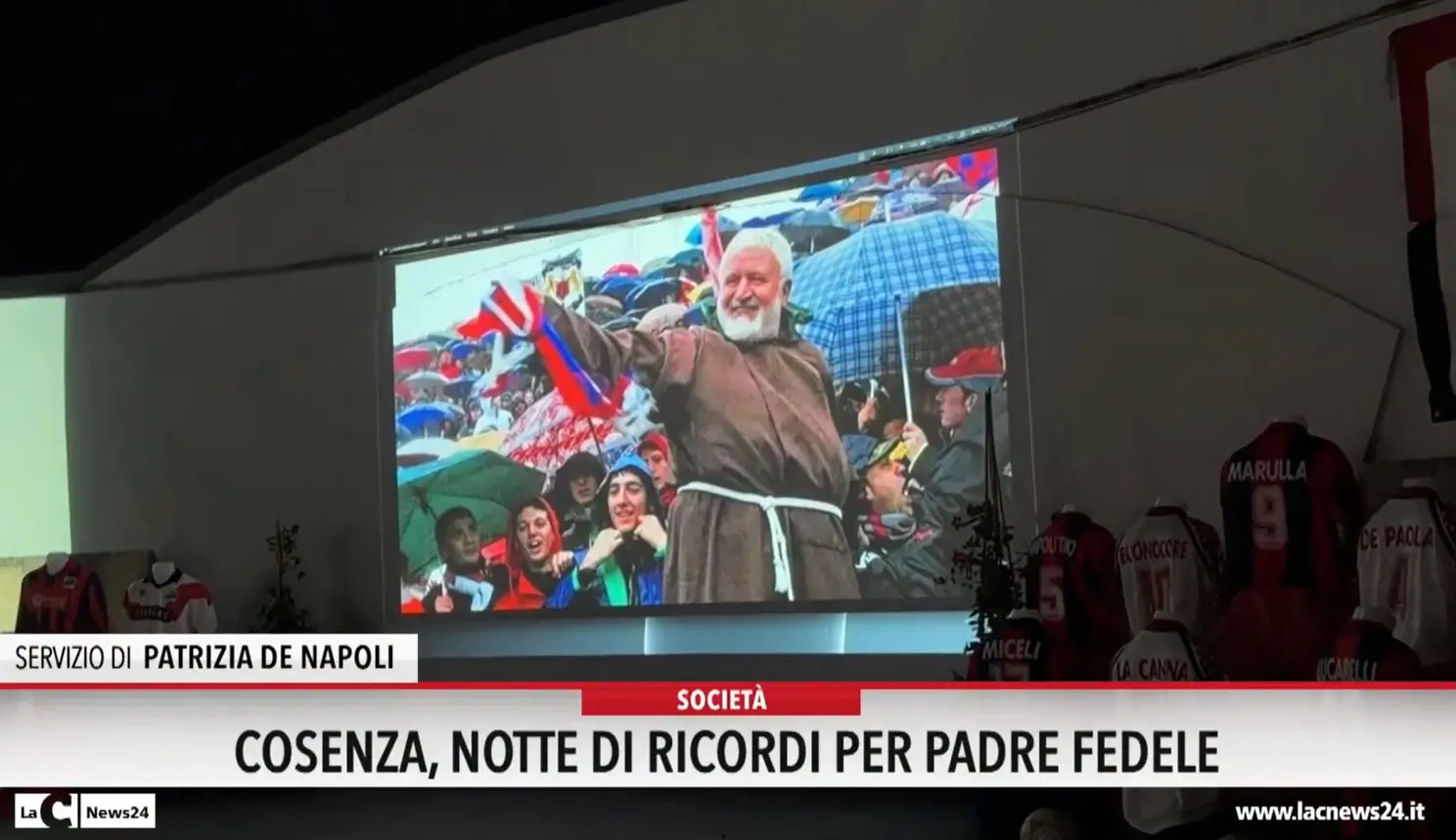 Cosenza, notte di ricordi per padre Fedele