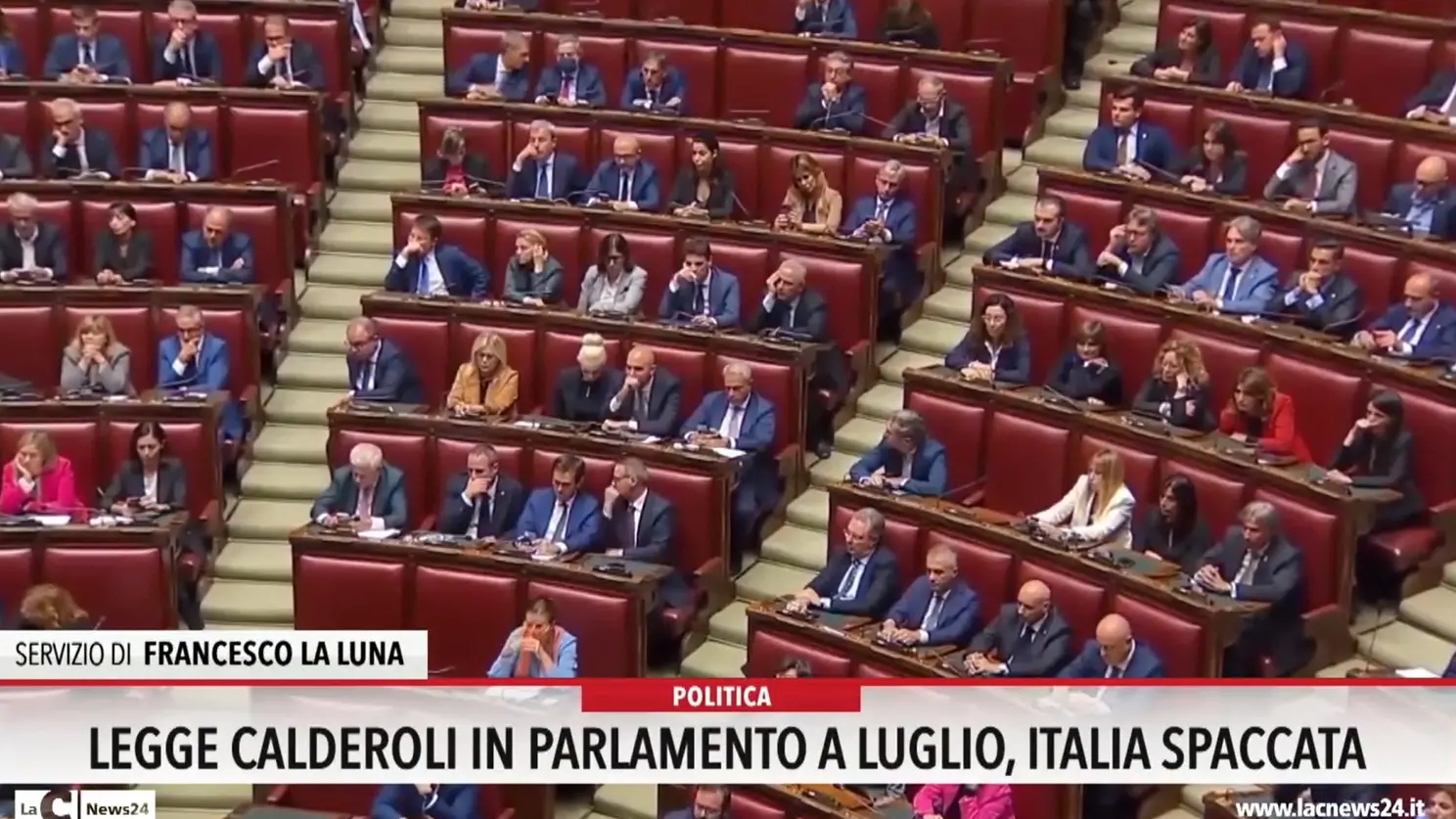 Legge Calderoli in parlamento a luglio, Italia spaccata