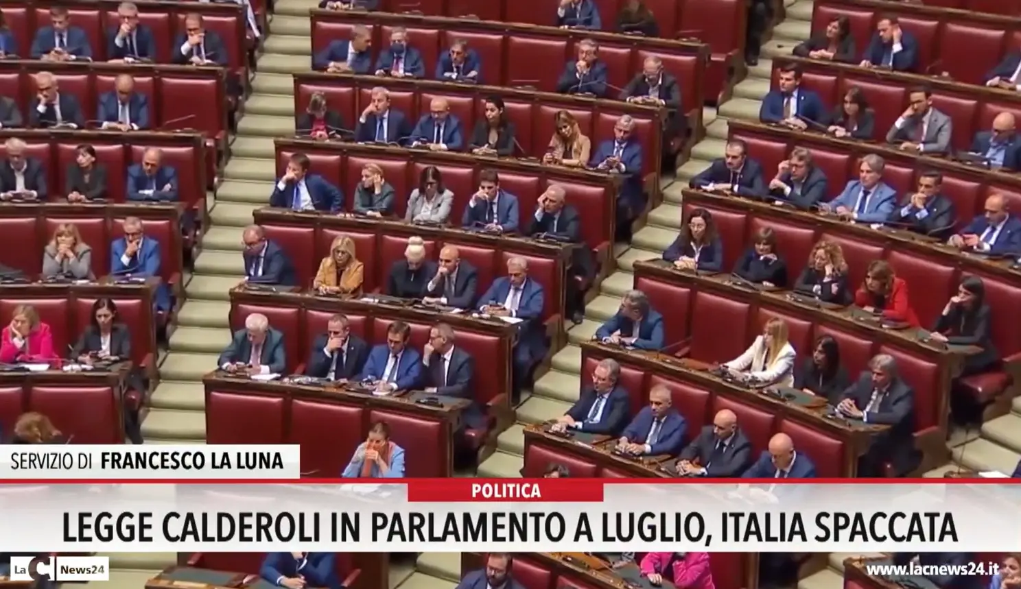 Legge Calderoli in parlamento a luglio, Italia spaccata