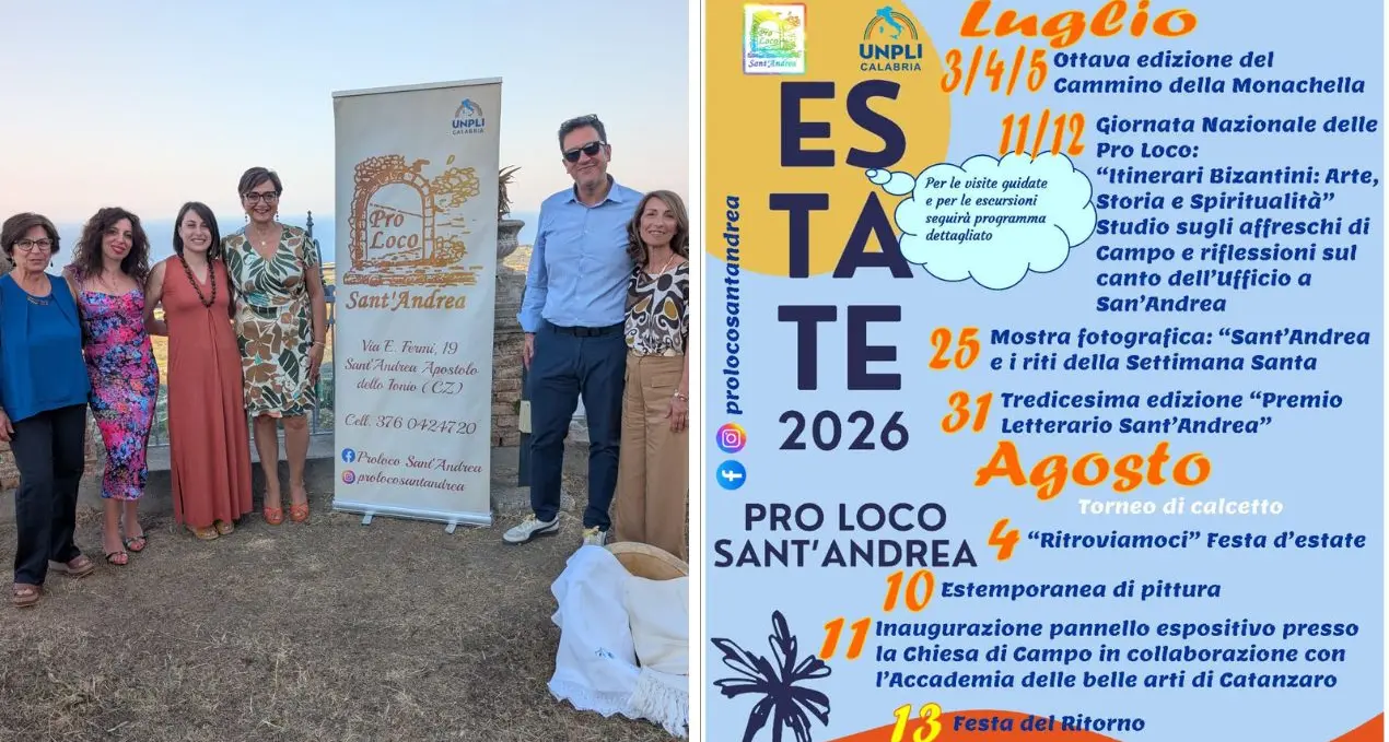 Estate nel Catanzarese, a Sant’Andrea Apostolo dello Ionio un cartellone ricco di eventi, arte e sport\n