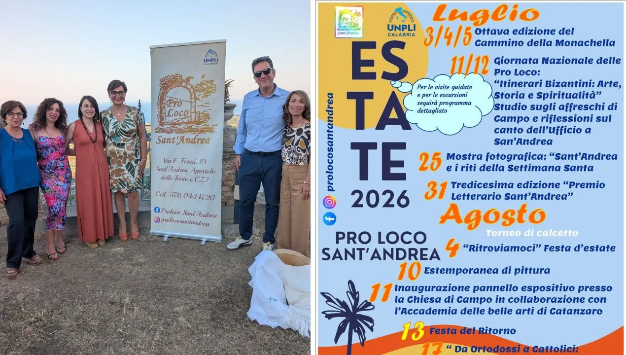 Estate nel Catanzarese, a Sant’Andrea Apostolo dello Ionio un cartellone ricco di eventi, arte e sport\n